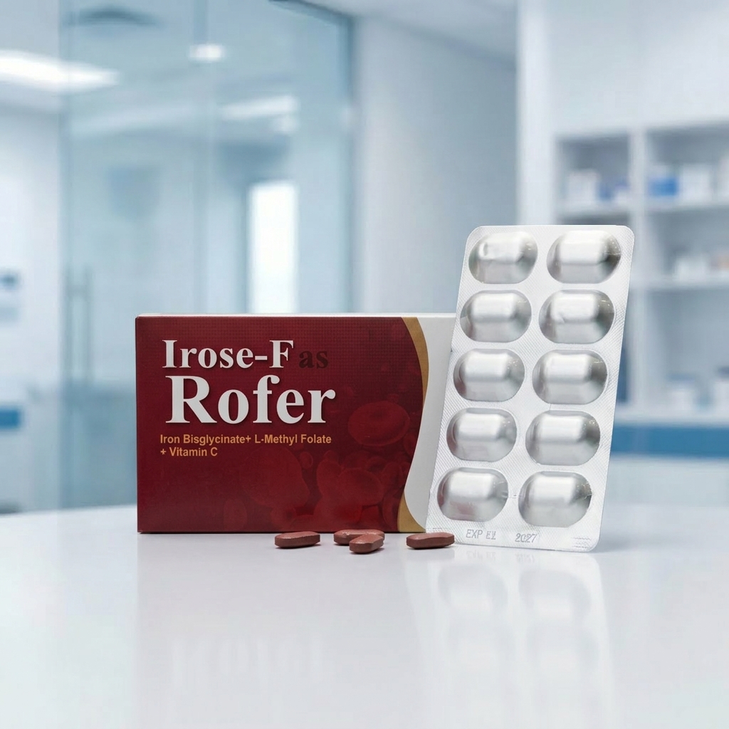 Irose F Iron Bisglycinate + Active Folate Tablets thumb 1