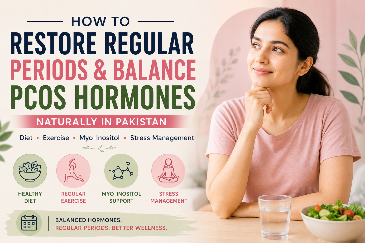 How to Restore Regular Periods & Balance PCOS Hormones Naturally in Pakistan