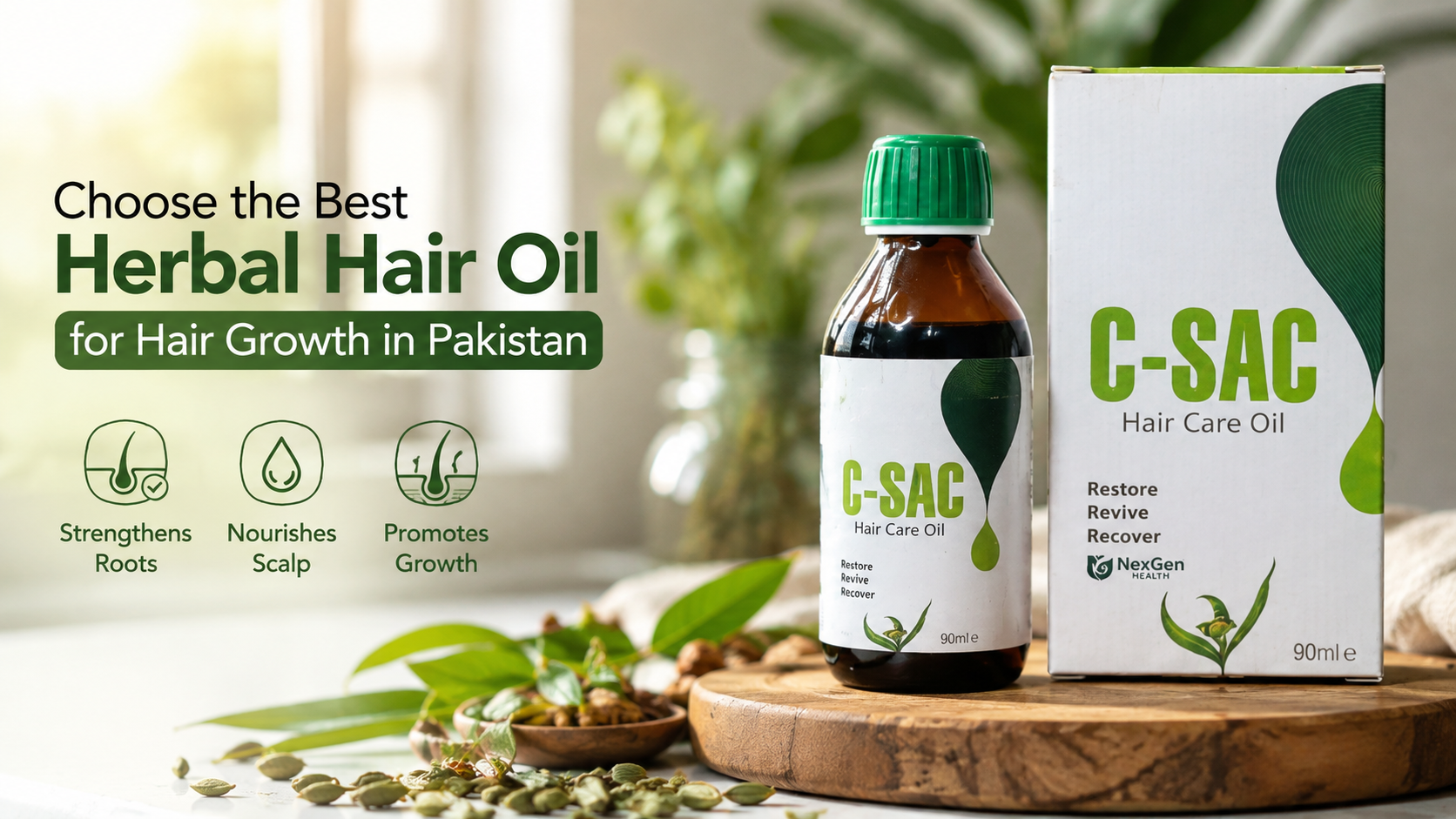 How to Choose the Best Herbal Hair Oil for Hair Growth in Pakistan