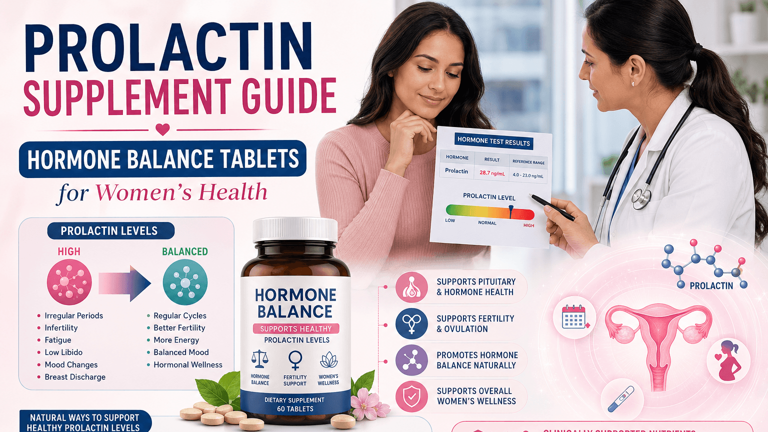 Prolactin Supplement: A Complete Guide to Hormone Balance Tablets for High Prolactin Levels in Pakistan