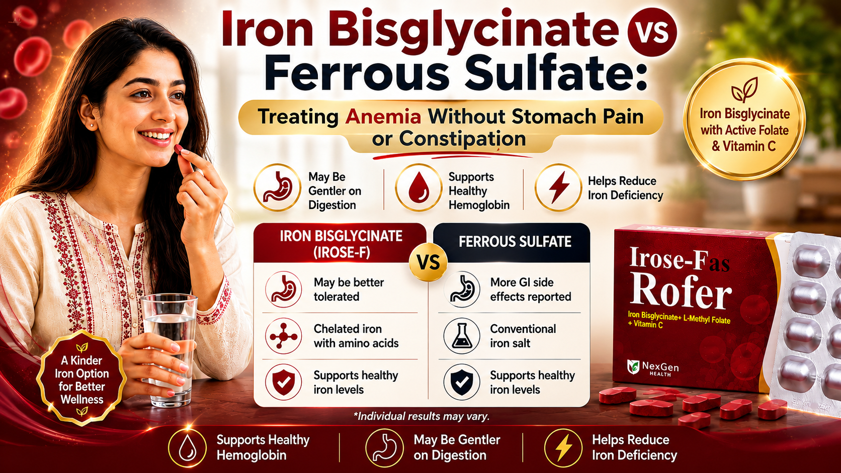 Iron Bisglycinate vs Ferrous Sulfate: Treating Anemia Without Stomach Pain or Constipation