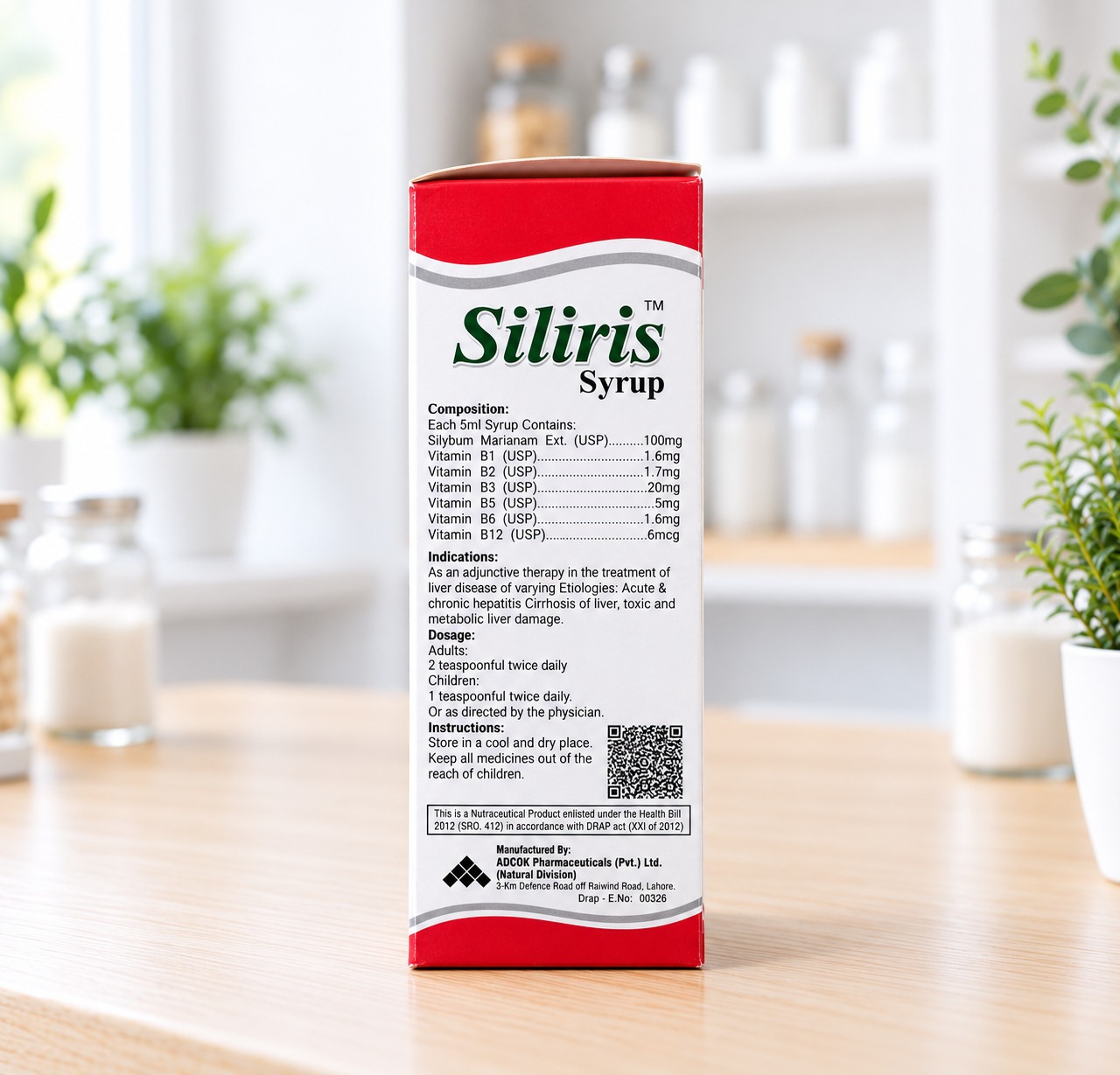 Siliris Milk Thistle & B-Complex Liver Syrup thumb 1