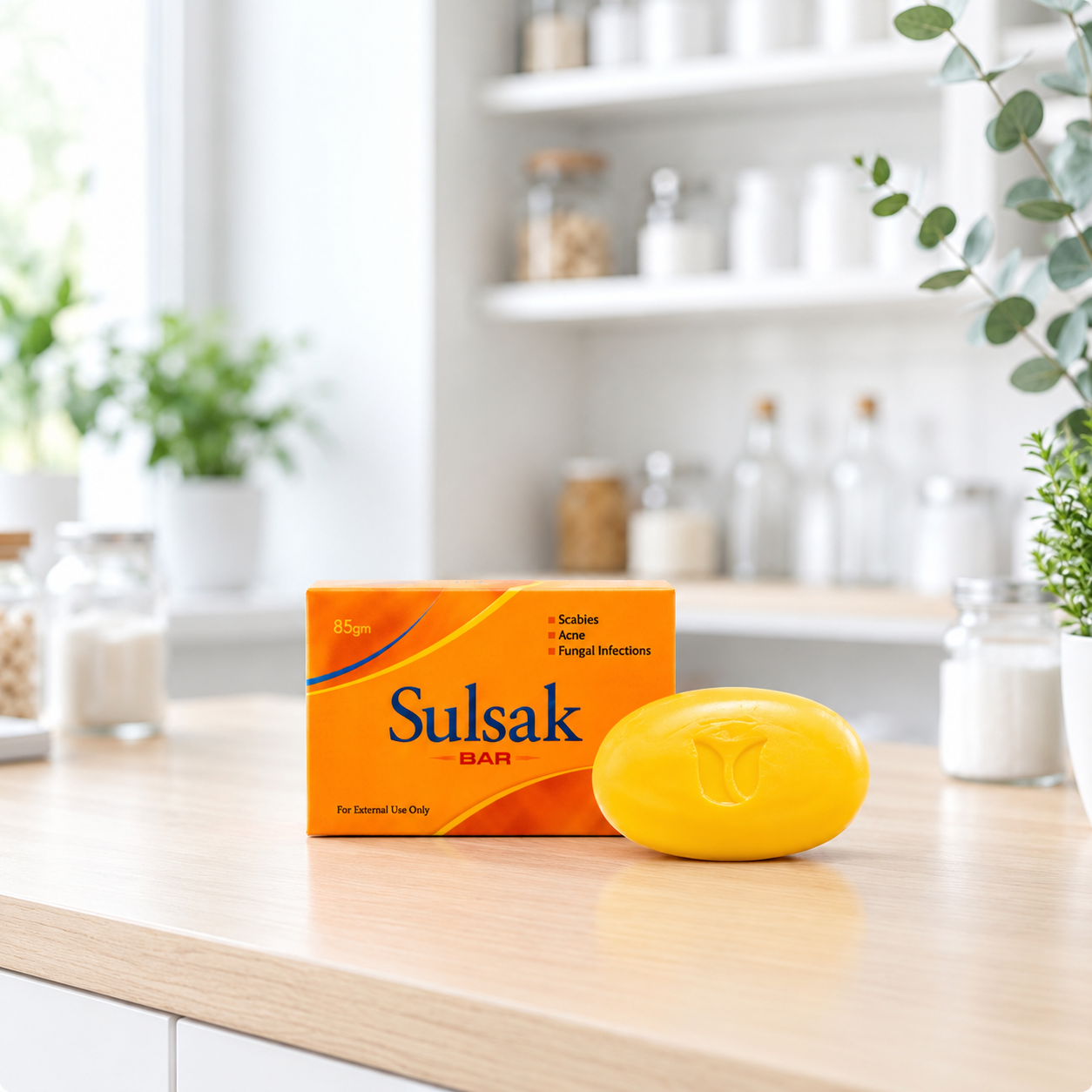 Sulsak Medicated Soap Bar for Acne (85g)