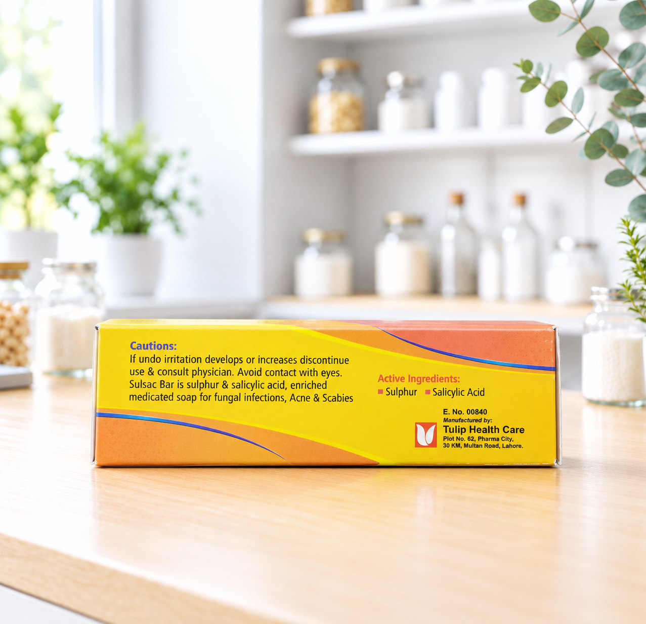 Sulsak Medicated Soap Bar for Acne (85g) thumb 1