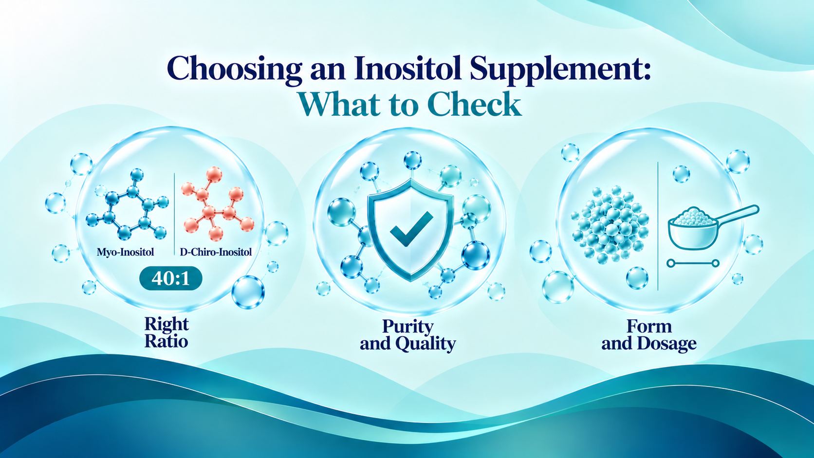 What to check when choosing an Inositol Supplement
